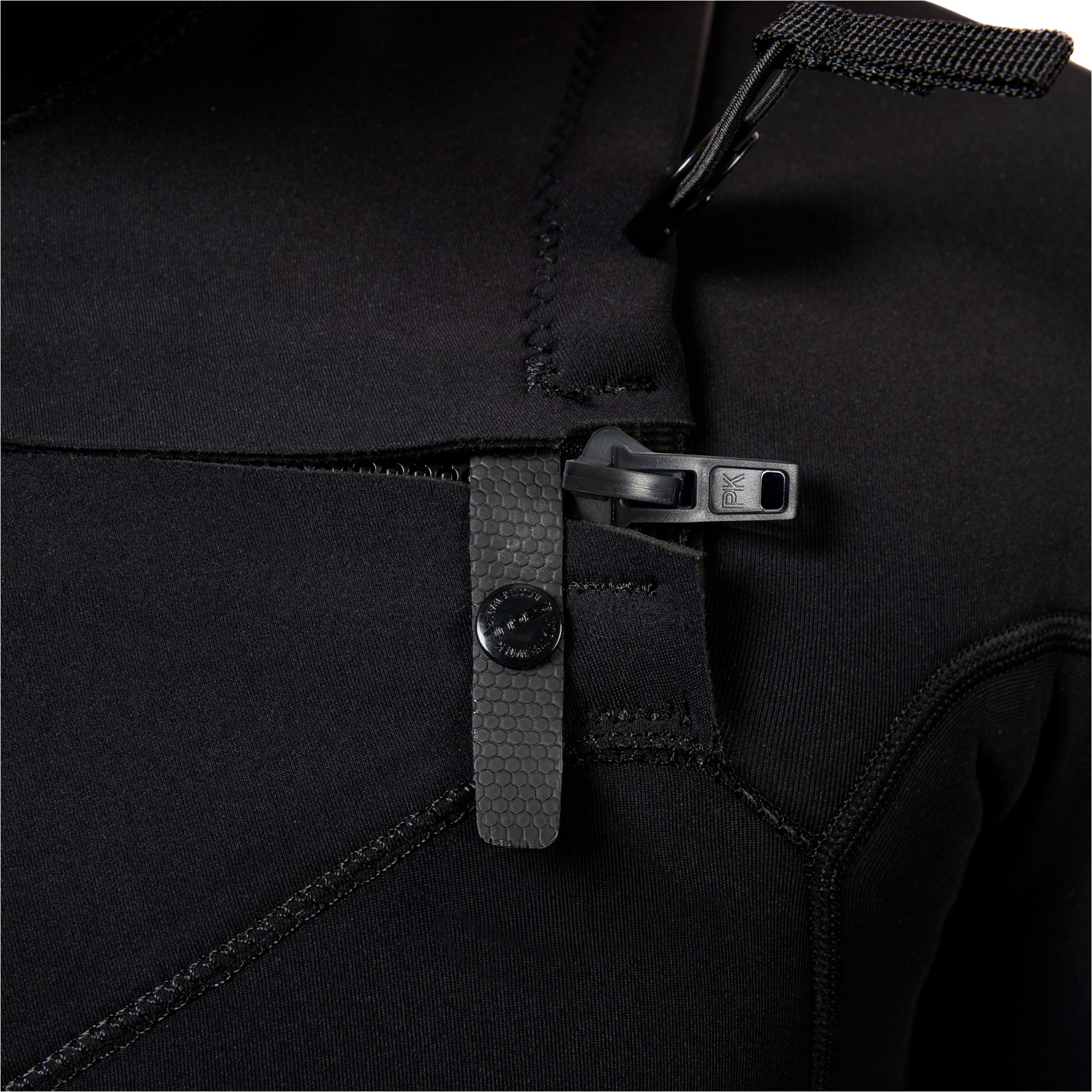 2026 Gul Da Uomo Echo Natur 3/2mm Chest Zip Muta EC1327-BKBK - Black